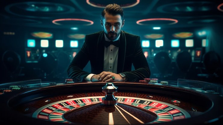 Meja Blackjack hidup dengan dealer profesional di gentoto